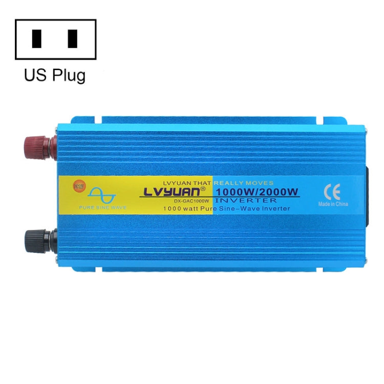 LVYUAN 2000W Car Home Pure Sine Wave Solar Inverter, 12V To 220V, 24V To 220V, 48V To 220V, 60V To 220V, 72V To 220V, 12V To 220V EU Plug, 12V To 220V UK Plug, 12V To 220V AU Plug, 12V To 110V US Plug