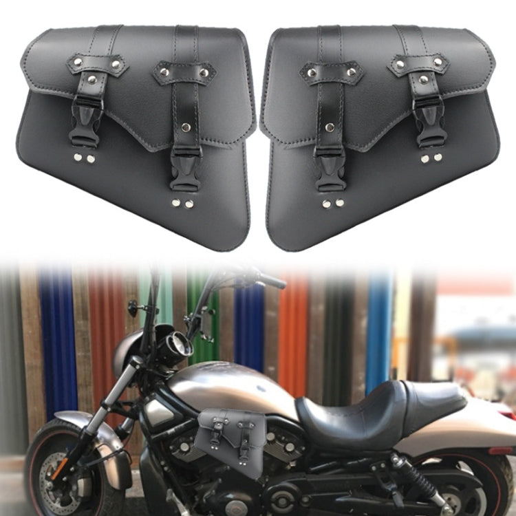 Motorcycle Side Box Package Fast Demolition Triangle Side Bag Leather Cycling Bag, Side Box Package Side Box Package