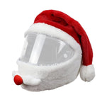 Motorcycle Helmet Christmas Hat Outdoor Crazy Funny Santa Helmet Cover, Helmet Christmas Hat Helmet Christmas Hat