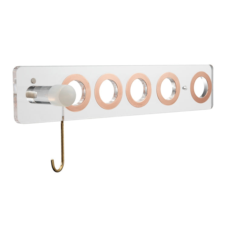 JD01 Punch-Free Hange Acrylic Hair Dryer Storage Bracket For Dyson Hair Dryer, JD01 (Transparent), JD01 (Black) JD01 (Transparent) Transparent
