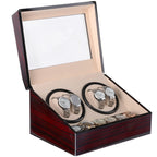 Watch Shaker 4+6 Digits Mechanical Watch Automatic Winding Watch Box... Red Sandalwood Red Sandalwood