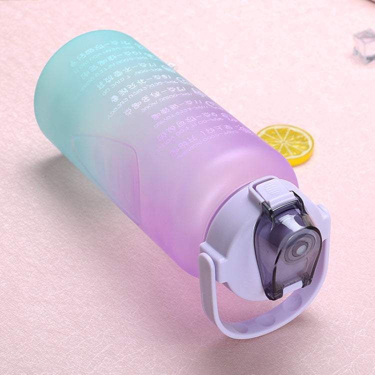 Large-Capacity Sports Water Cup Outdoor Drop-Proof Portable Straw Water Bottle, 2L