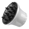 Universal Hair Diffuser Adaptable For Blow Dryers with Rotatable Design Curly Hair Large Wind Hood, White, Black White