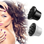 Universal Hair Diffuser Adaptable For Blow Dryers with Rotatable Design Curly Hair Large Wind Hood, White, Black