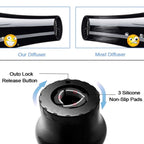 Universal Hair Diffuser Adaptable For Blow Dryers with Rotatable Design Curly Hair Large Wind Hood, White, Black
