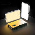 LP160 180 LEDs Square Pocket Fill Light Dual Color Temperature Portable Mobile Phone SLR Computer Photography Fill Light Default Title