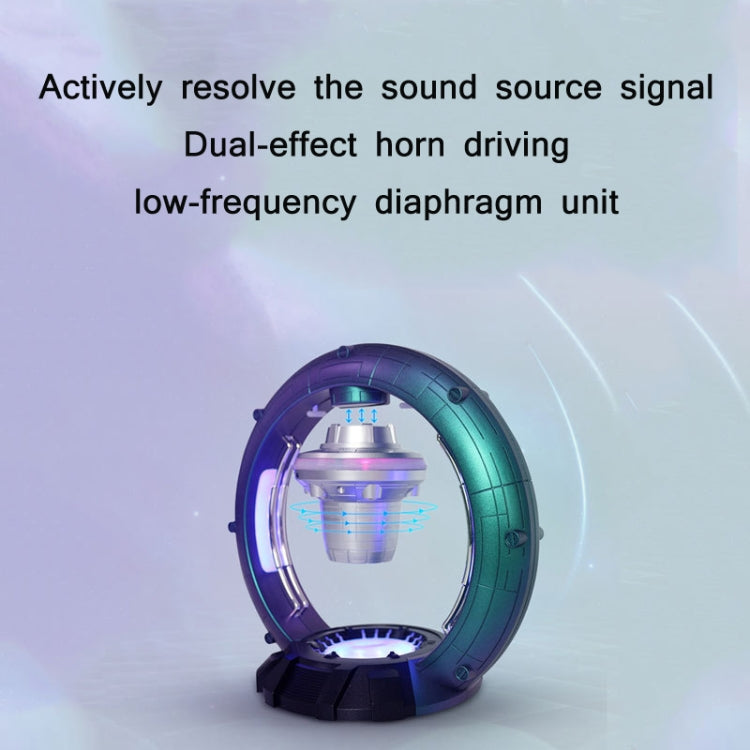 Magnetic Levitation Bluetooth Speaker Space Spacecraft Crafts, US Plug – Magnetic, Bluetooth
