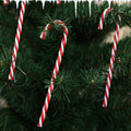 6 PCS / Pack Christmas Decorations Christmas Candy Cane Christmas Tree Ornaments, Candy Cane Candy Cane