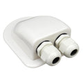 Solar Photovoltaic Plastic Bracket ABS Photovoltaic Car Roof Waterproof Junction Box, White, Black White