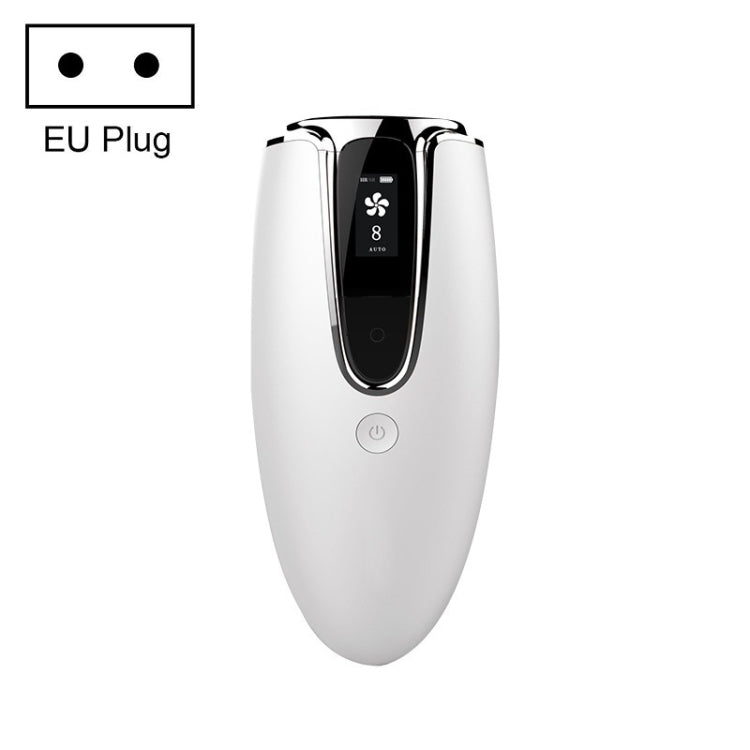 Ladies Laser Hair Removal Device Home IPL Photon Electric Skin Rejuvenation Device, EU Plug, AU Plug, UK Plug – Durable Build, Easy to Use EU Plug White Silver Side