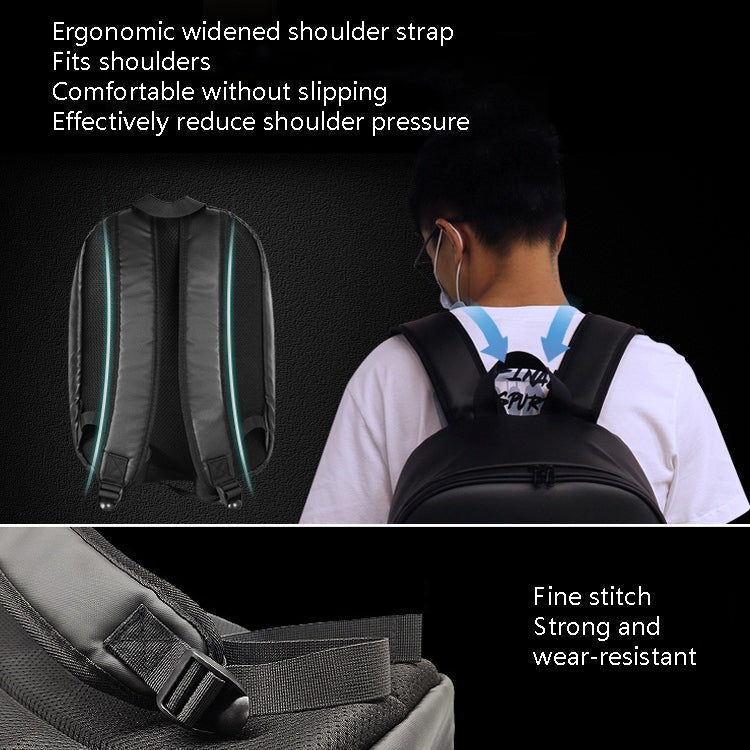 LED Display Backpack Smart Advertising Screen Waterproof PU Backpack, PU Backpack