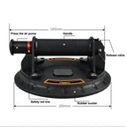 8 Inch Gas Pump Vacuum Pumping Suction Cup Strong Suction Heavy-Duty Handling Suction Cup, 8 Inch Vacuum Gas Pump