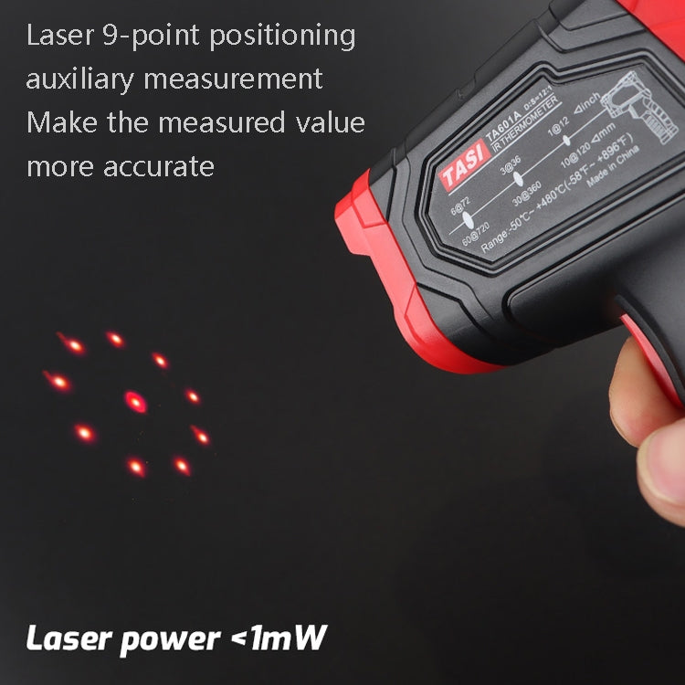 TASI Colorful Screen Infrared Thermometer, -50-480 Degrees Celsius, TA601A – Durable Build, Easy to Use