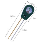 LY101 Flower And Grass Soil Detector PH Cantoneal Alkalin Testor, Green, Blue, Black