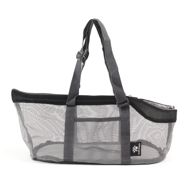 Pttie Baggie Panoramic Breathable Dog Outing Handbag, 0901A Grey + Black, 0901B Grey + Blue, 0901C Grey + Orange – Durable Build, Easy to Use 0901A Grey + Black