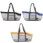 Pttie Baggie Panoramic Breathable Dog Outing Handbag, 0901A Grey + Black, 0901B Grey + Blue, 0901C Grey + Orange – Durable Build, Easy to Use