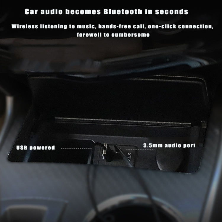 BY301 AUX Car Bluetooth 5.0 Receiver Mobile Call Bluetooth Adapter, BY301 – Bluetooth, TPU