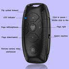 S86 Accessory – Car Key Shape Multifunctional Bluetooth Selfie Video Remote Control,...