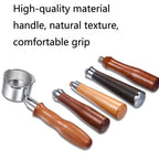 DL-1 Zinc Alloy Coffee Maker Bottomless Handle For Dongling, Style:, Plastic, Black Rosewood, Red Gem, Black Rosewood Buckle, Red Gem Curved, Red Rosewood Straight, Red Gem Without Buckle, Bamboo Without Buckle