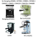 DL-1 Zinc Alloy Coffee Maker Bottomless Handle For Dongling, Style:, Plastic, Black Rosewood, Red Gem, Black Rosewood Buckle, Red Gem Curved, Red Rosewood Straight, Red Gem Without Buckle, Bamboo Without Buckle
