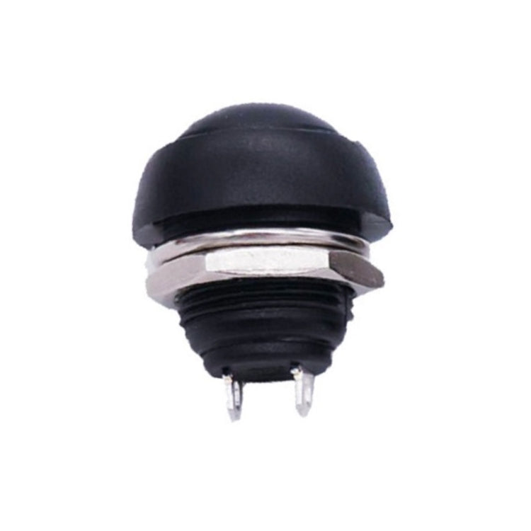 10 PCS Small Waterproof Self-Reset Button Switch, Black, Green, Red, Orange, White, Blue Black
