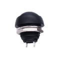 10 PCS Small Waterproof Self-Reset Button Switch, Black, Green, Red, Orange, White, Blue Black
