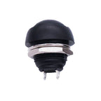 10 PCS Small Waterproof Self-Reset Button Switch, Black, Green, Red, Orange, White, Blue Black
