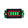 Lithium Battery Fuel Gauge Display Module, Green, Blue Green