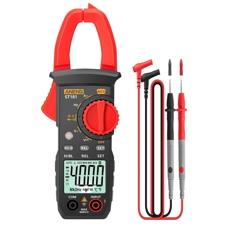 ANENG Intelligent Digital Backlit Clamp-On High-Precision Multimeter, ST181, ST182, ST183 – Magnetic ST181