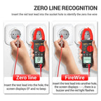 ANENG Intelligent Digital Backlit Clamp-On High-Precision Multimeter, ST181, ST182, ST183 – Magnetic