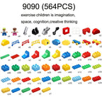 Children Assembling Building Block Toy Set, 9090 (564 PCS), 9090 (440 PCS), 45002 (94 PCS), 45002 (139 PCS), 9656 (102 PCS), 9656 (135 PCS), 9076 (147 PCS)