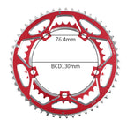 WEST BIKING YP0719273 Road Bike 56T-44T Double-Disc Aluminum Alloy Gears, WEST BIKING YP0719273