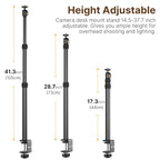 Vijim LS02 Live Desktop Extension Arm Light Stand For Ring Light DSLR Camera, Vijim LS02