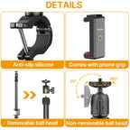 Vijim LS02 Live Desktop Extension Arm Light Stand For Ring Light DSLR Camera, Vijim LS02