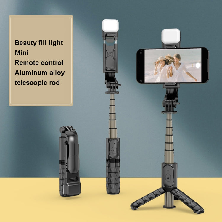 Mini Selfie Stick Integrated Multifunctional Bluetooth Selfie, Specification:, Q10S 70cm With Fill Light, Q11 74CM Without Fill Light, Q10 68CM Without Fill Light