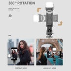 Mini Selfie Stick Integrated Multifunctional Bluetooth Selfie, Specification:, Q10S 70cm With Fill Light, Q11 74CM Without Fill Light, Q10 68CM Without Fill Light
