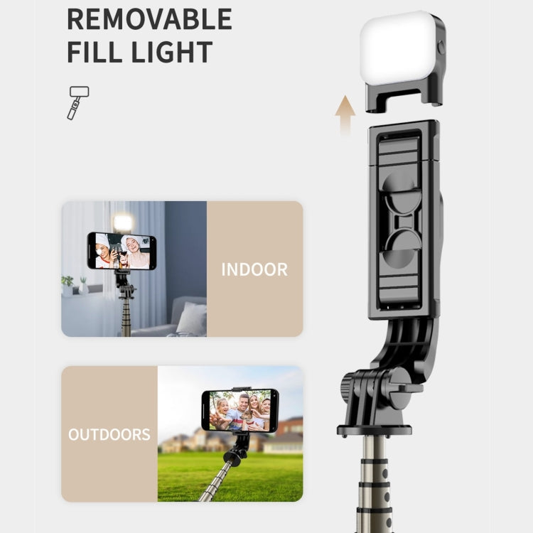 Mini Selfie Stick Integrated Multifunctional Bluetooth Selfie, Specification:, Q10S 70cm With Fill Light, Q11 74CM Without Fill Light, Q10 68CM Without Fill Light