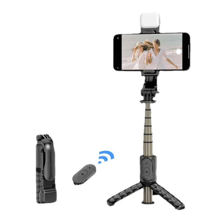 Mini Selfie Stick Integrated Multifunctional Bluetooth Selfie, Specification:, Q10S 70cm With Fill Light, Q11 74CM Without Fill Light, Q10 68CM Without Fill Light Q10S 70cm With Fill Light