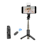 Mini Selfie Stick Integrated Multifunctional Bluetooth Selfie, Specification:, Q10S 70cm With Fill Light, Q11 74CM Without Fill Light, Q10 68CM Without Fill Light Q10S 70cm With Fill Light