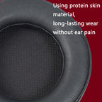 Headphone Cushion Cover – 2 PCS 001 Headset Earmuffs with Snap-fit for Corsair Virtuoso RGB,...
