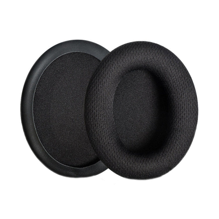 Headphone Cushion Cover – 2pcs Headset Earmuffs For Kingston HyperX, Black Mesh, Black... Black Mesh