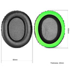 Headphone Cushion Cover – 2pcs Headset Earmuffs For Kingston HyperX, Black Mesh, Black...