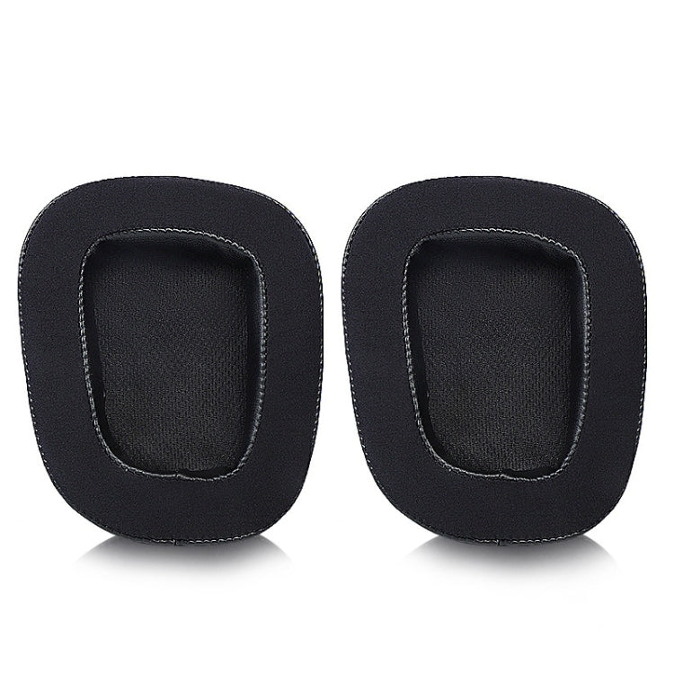 2 PCS Headset Sponge Earpads For Logitech G633 / G933, Black Gel Black Gel