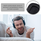 2 PCS Headset Sponge Earpads For Logitech G633 / G933, Black Gel