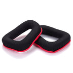 2 PCS Headset Sponge Earmuffs for Logitech G35 / G930 / G430 / F450, Black, Blue, Black+Red
