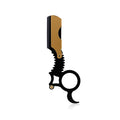 Manual Men Stainless Steel Ring Razor Without Blade, Gold, Black Gold