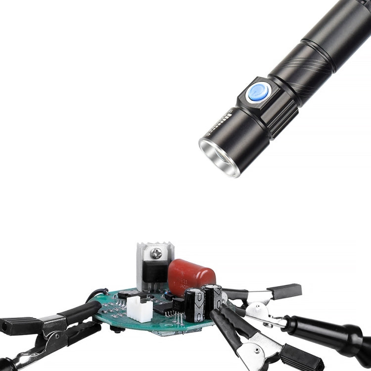 Six-Jaw Aluminum Alloy Soldering Station Repair Workbench, N-SS6LM-BK9 – Aluminum Alloy, Non-slip