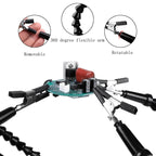 Six-Jaw Aluminum Alloy Soldering Station Repair Workbench, N-SS6LM-BK9 – Aluminum Alloy, Non-slip