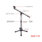 Single Rod Floor Formula Adjustable Microphone Bracket, Style:, GAZ-115, GAZ-201, GAZ-206