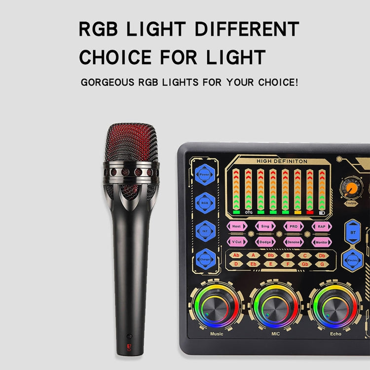 Live Microphone Equipment Sound Card, GAX-X8 – Bluetooth